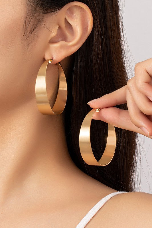 Chunky Hoop earrings