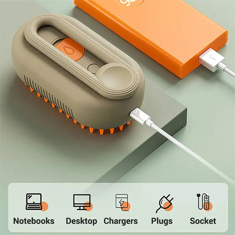 The Steamy Pet Brush