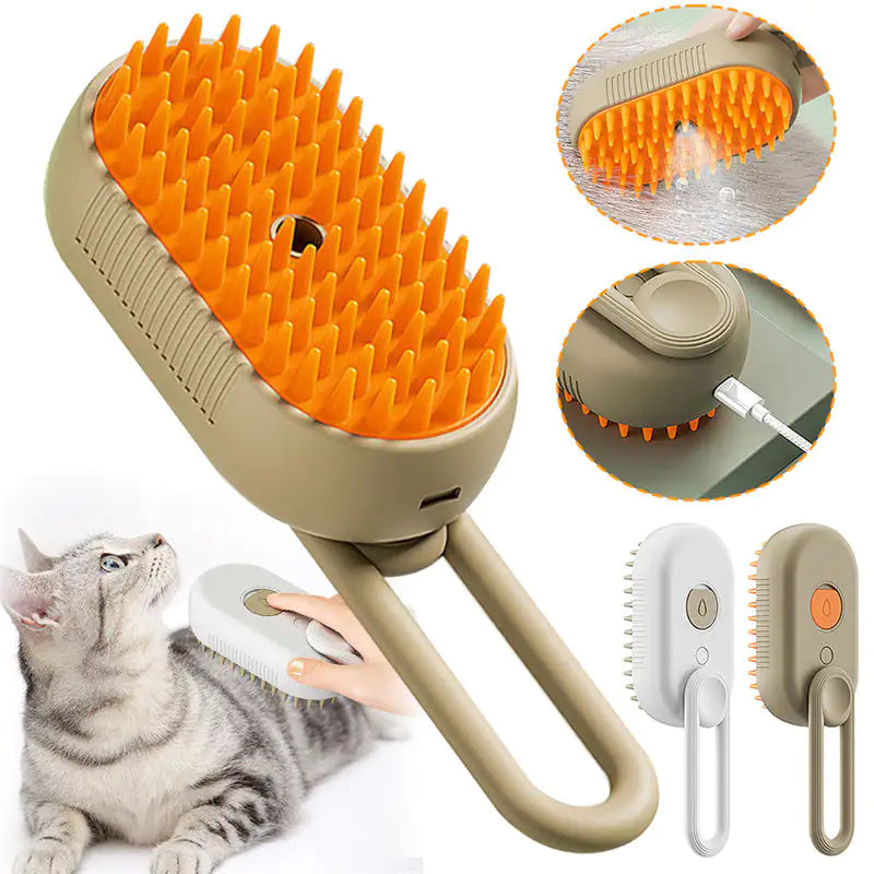 The Steamy Pet Brush