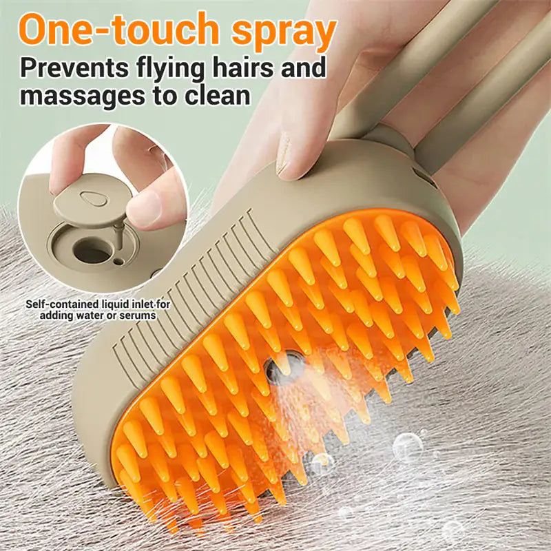 The Steamy Pet Brush