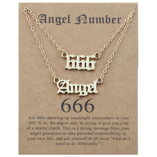 Angel Number Necklace